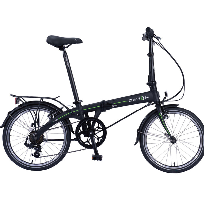 Dahon Vybe D7 folding bike in Obsidian, side view