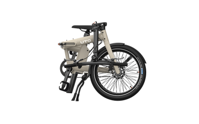 UTO Afternoon PRO20 Electric Folding Bike in Satin Taupe