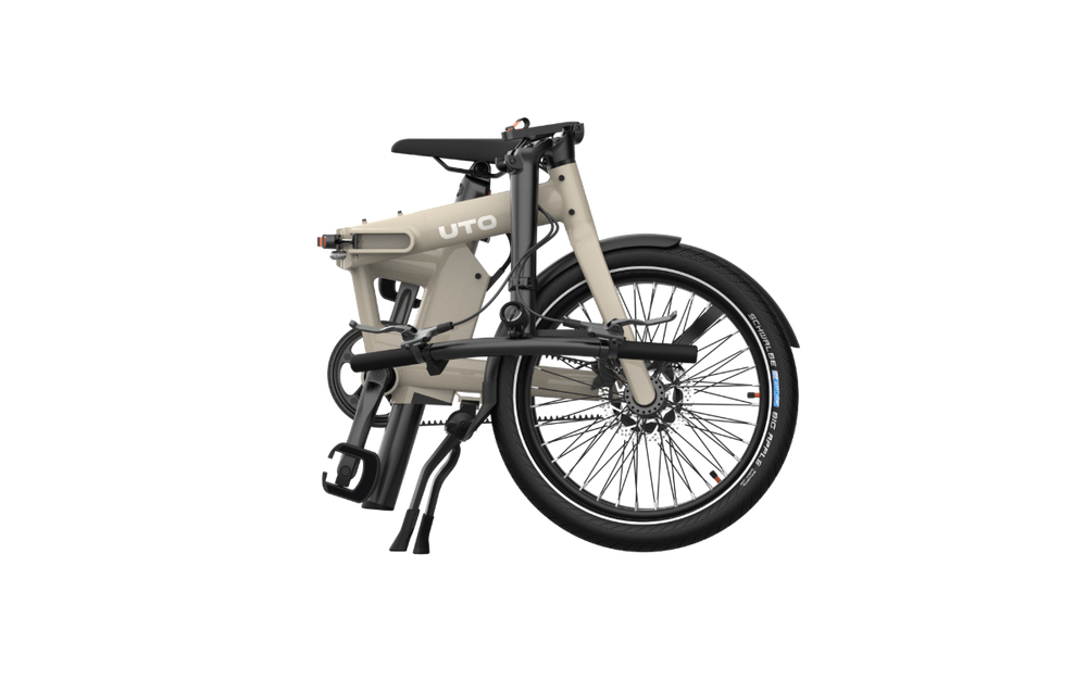 UTO Afternoon PRO20 Electric Folding Bike in Satin Taupe
