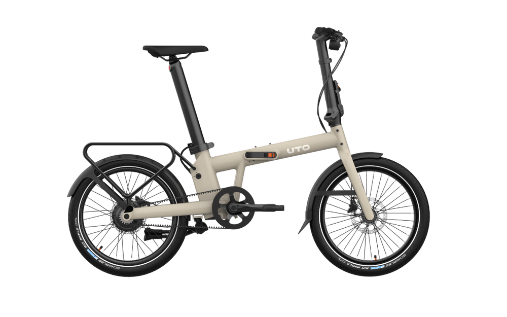 UTO Afternoon PRO20 Electric Folding Bike in Satin Taupe