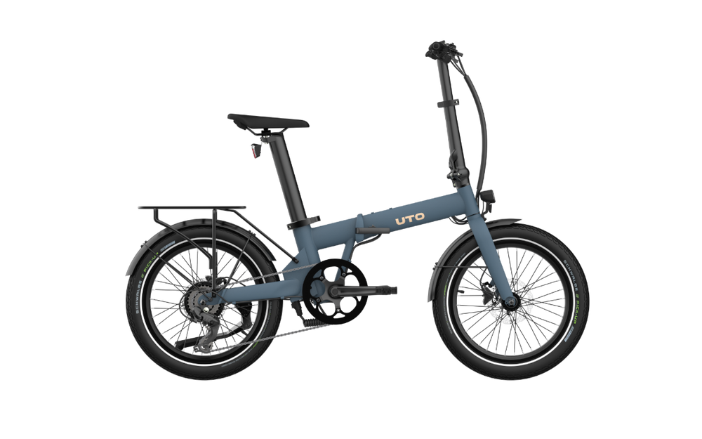 UTO Afternoon OG20 Electric Folding Bike in Ocean Blue