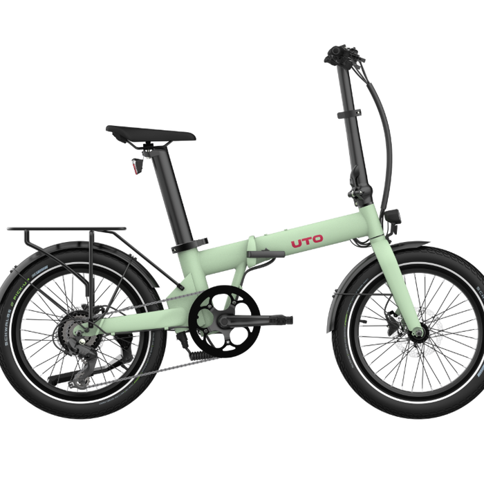 UTO Afternoon OG20 Electric Folding Bike in Sage Green