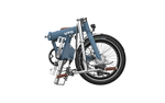 UTO Afternoon Vintage OG20 Electric Folding Bike in Satin Blue