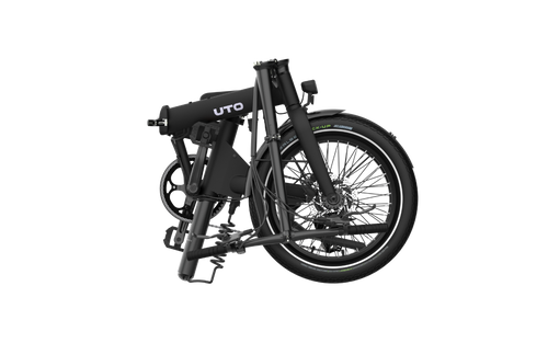 UTO Afternoon OG20 Electric Folding Bike in Onyx Black