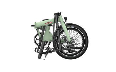 UTO Afternoon OG20 Electric Folding Bike in Sage Green