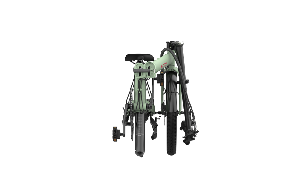 UTO Afternoon OG20 Electric Folding Bike in Sage Green