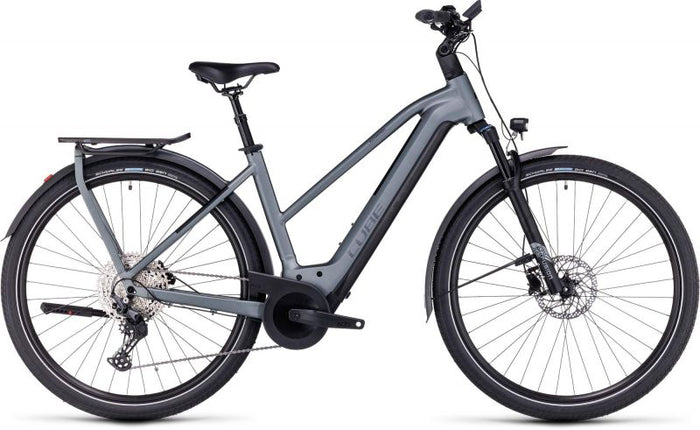 Cube Kathmandu Pro 750 Electric Hybrid Bike in Grey