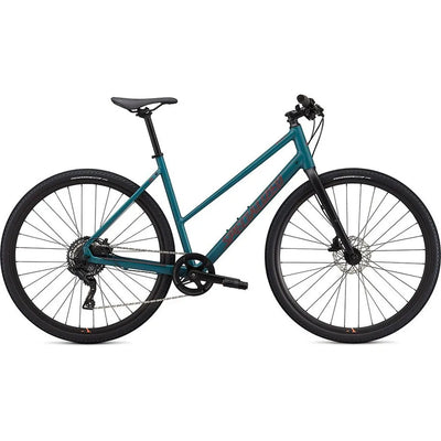 Specialized Sirrus X 2.0 Step-Through Hybrid Bike in Turqoise