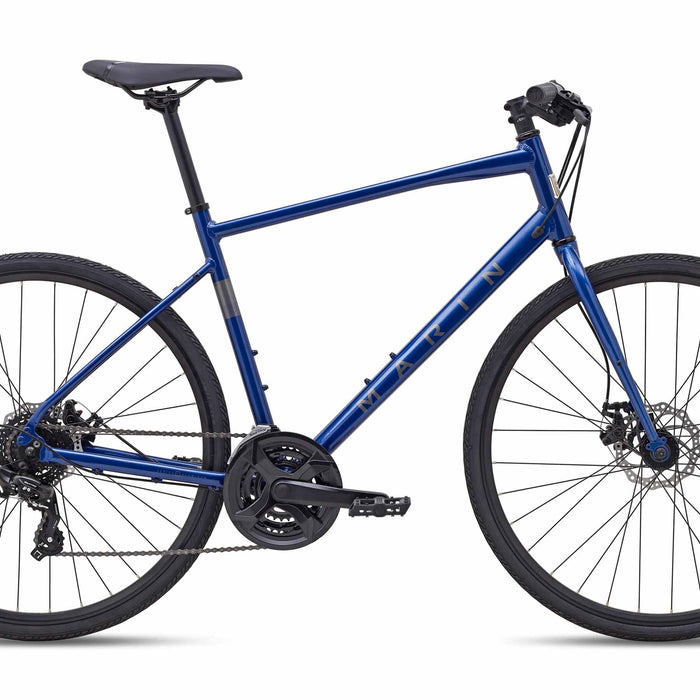 2025 Marin Fairfax 1 Hybrid Bike in Grey