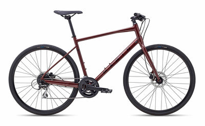 2025 Marin Fairfax 2 Hybrid Bike in Red