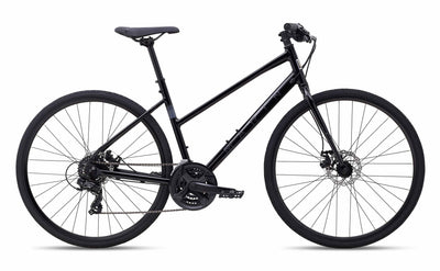 2025 Marin Fairfax 1 ST Hybrid Bike in Black