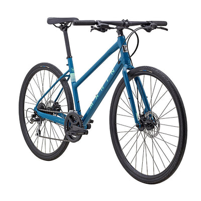 Marin Fairfax 2 Step Thru Hybrid Bike in Blue