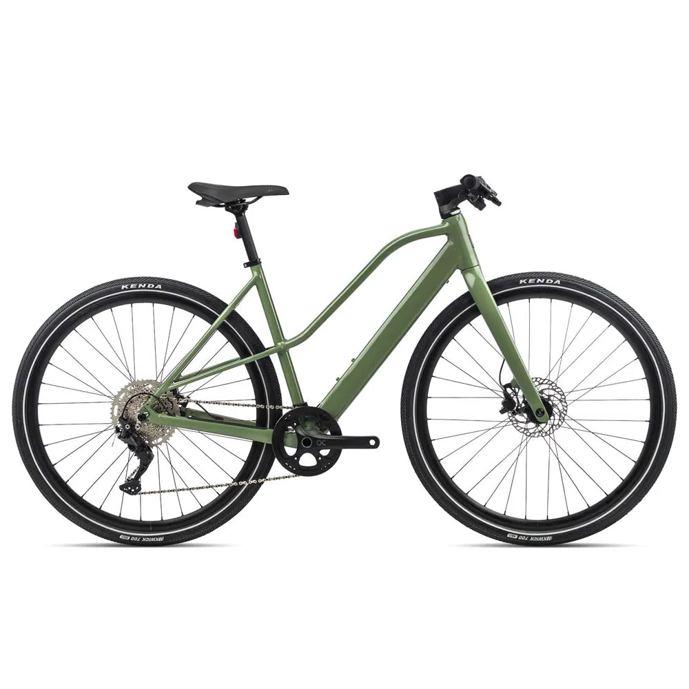 2023 Orbea Vibe MID H30 Electric Hybrid Bike in Urban Green