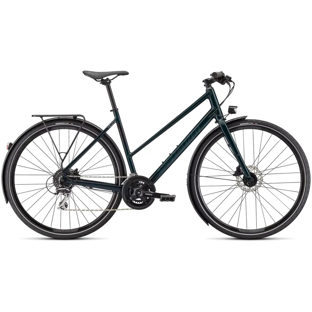 2023 Specialized Sirrus 2.0 Step-Through EQ Hybrid Bike in Green