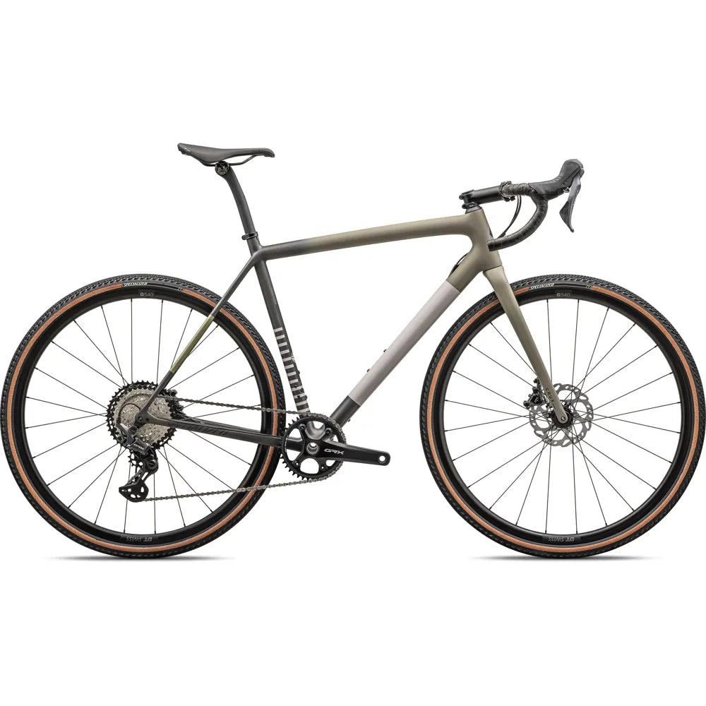 2024 Specialized Crux Comp GRX 12-speed Carbon Gravel Bike in Taupe