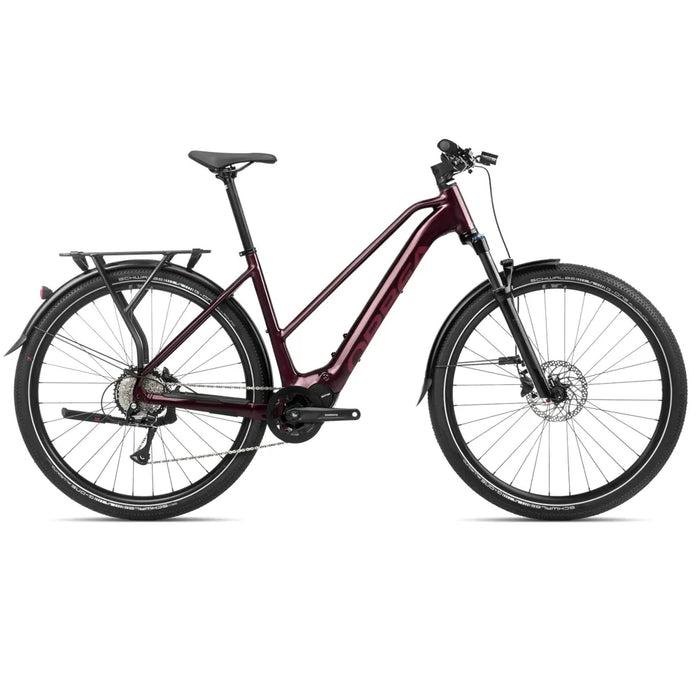 2024 Orbea Kemen Mid 40 Hybrid Electric Bike In Red