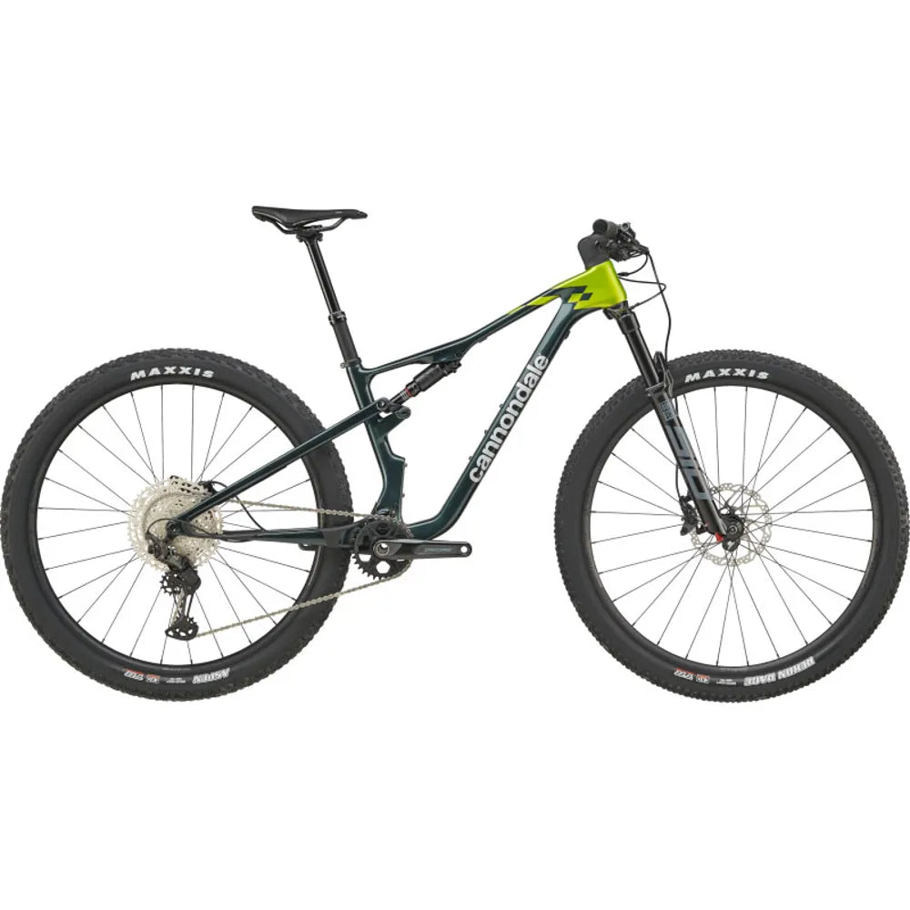 2024 Cannondale Scalpel 3 Full Suspension Mountain Bike in Green