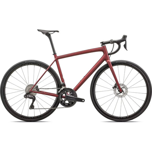 2024 Specialized Aethos Pro Ultegra Di2 Road Bike in Red Sky