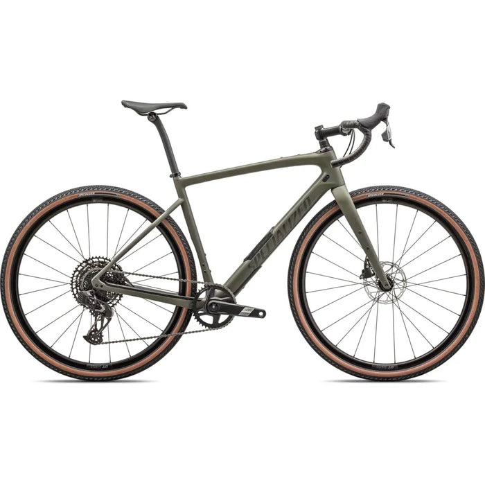 2024 Specialized Diverge Comp Carbon Apex eTAP AXS Gravel Bike in Oak Green