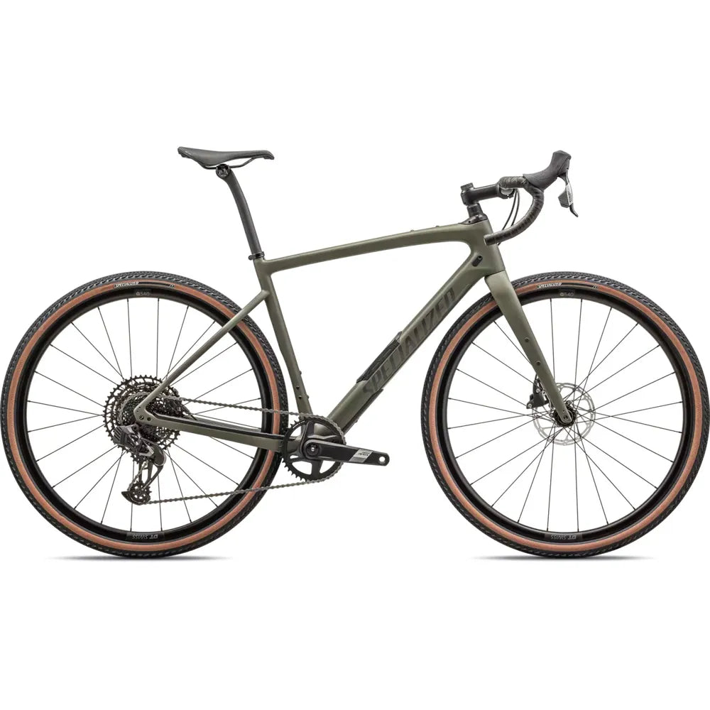 2024 Specialized Diverge Comp Carbon Apex eTAP AXS Gravel Bike in Oak Green