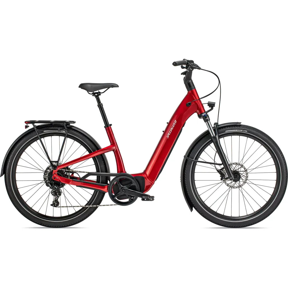 2024 Specialized Turbo Como 4.0 Electric Hybrid Bike in Red