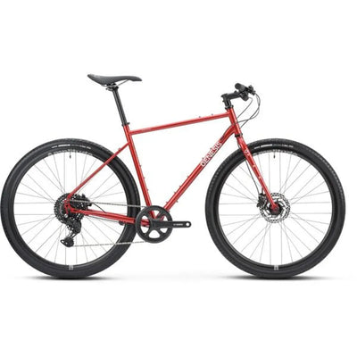 2025 Genesis Croix De Fer 10 FB Cues Flat Bar Gravel Bike in Red