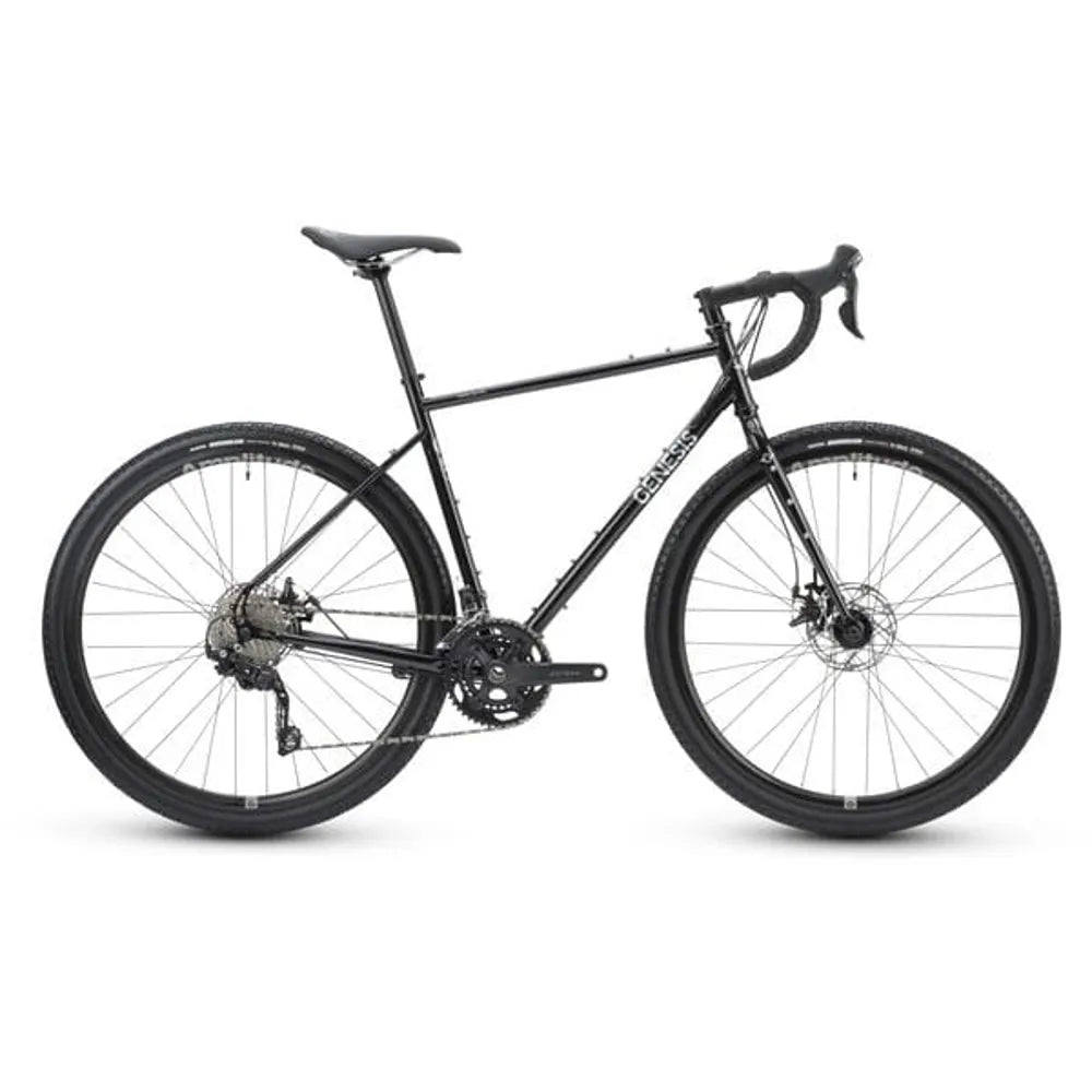 2025 Genesis Croix De Fer 20 GRX Steel Gravel Bike in Black