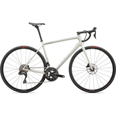 2025 Specialized Aethos Comp 105 Di2 Road Bike In Gloss White