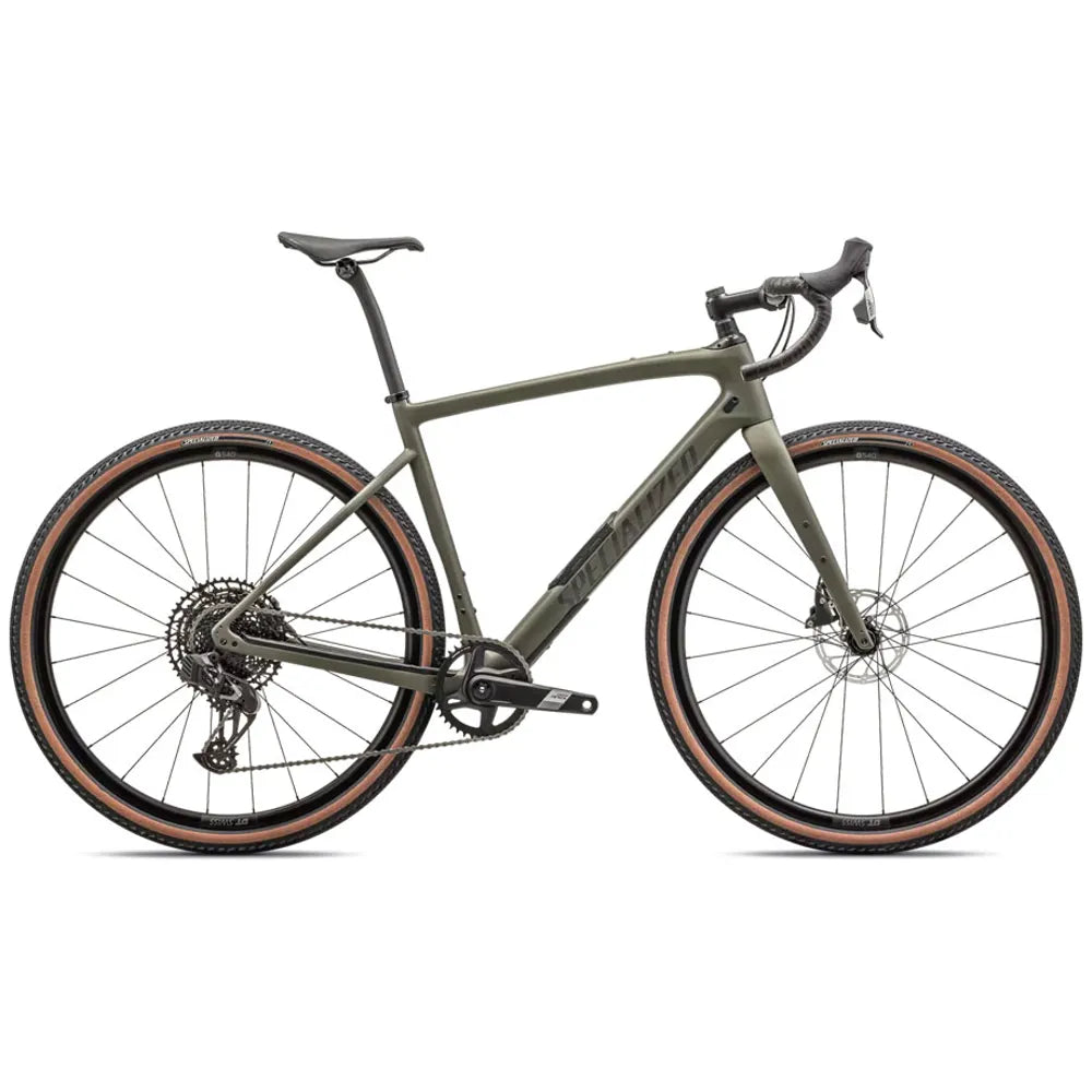 2025 Specialized Diverge Comp Carbon Apex eTap AXS in Satin Oak Green
