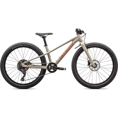 2025 Specialized Riprock 24 Inch Kids Mountain Bike in White Mountain