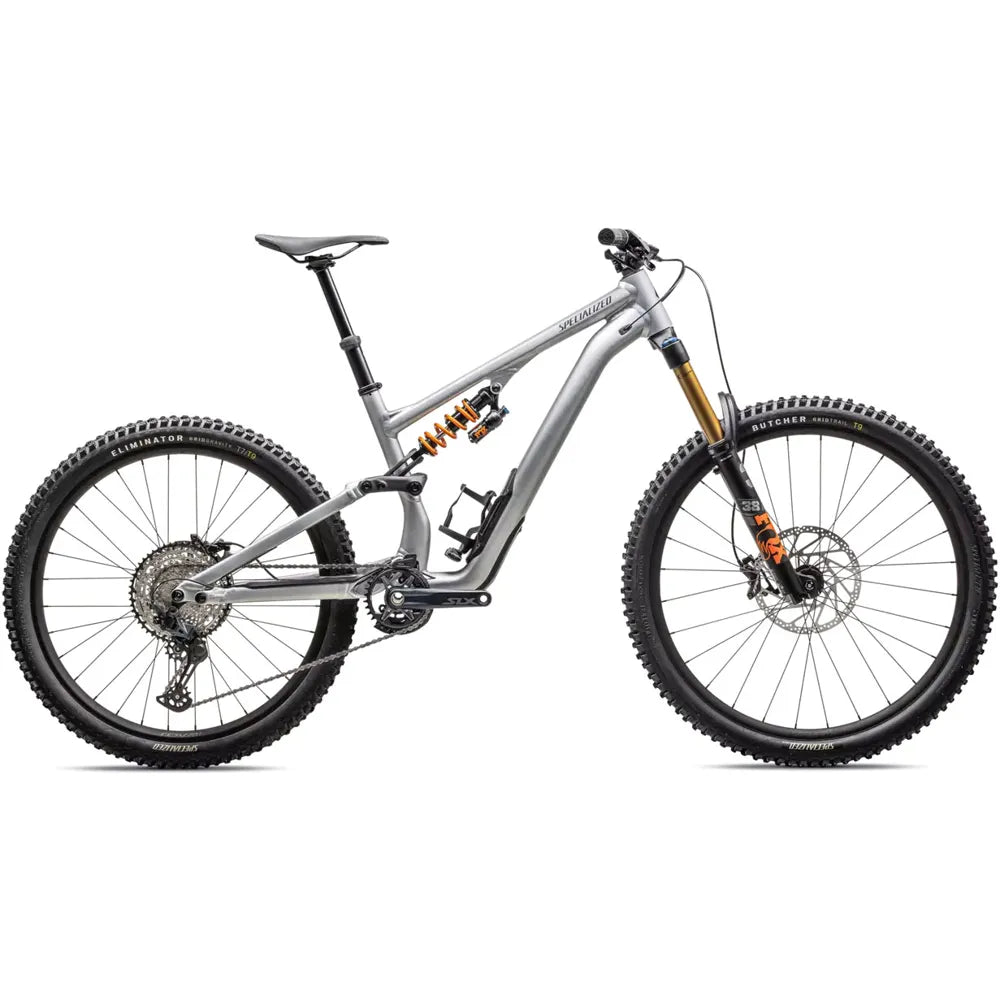 2025 Specialized Stumpjumper 15 Alloy Fox Coil Mountain Bike in Silver