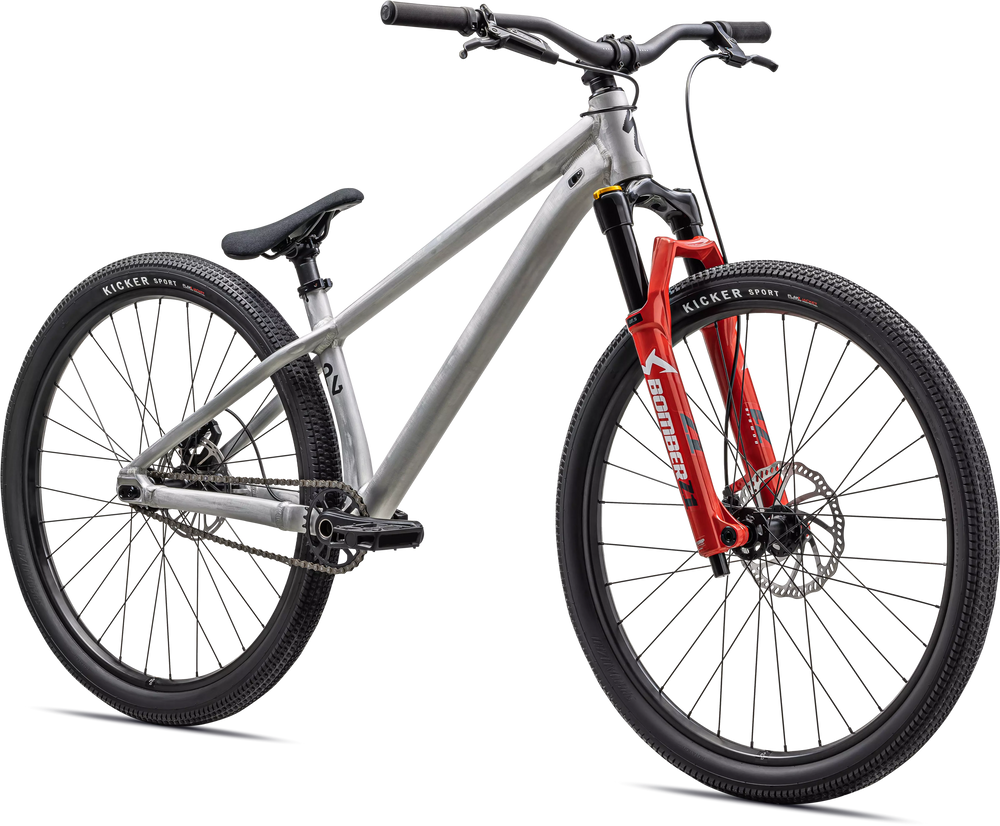 2025 Specialized P.Series P.4 27.5" Dirt Jump Bike in Satin Aluminum/ Black
