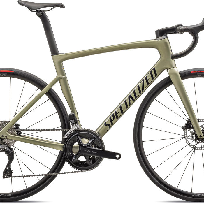 2025 Specialized Tarmac SL7 Comp 105 Di2 Carbon Road Bike in Gloss Metallic Spruce