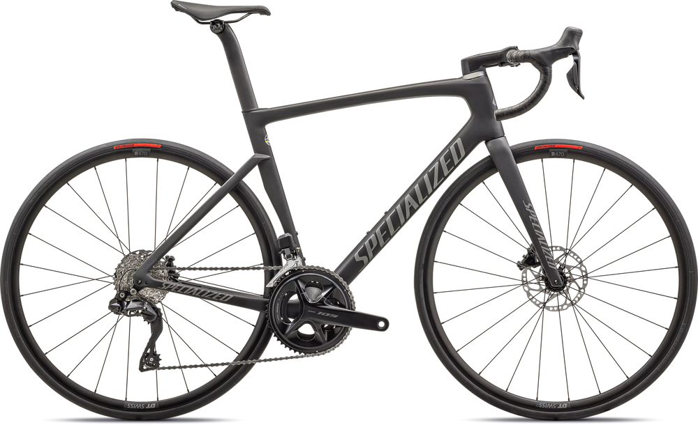 2025 Specialized Tarmac SL7 Comp 105 Di2 Carbon Road Bike in Satin Obsidian