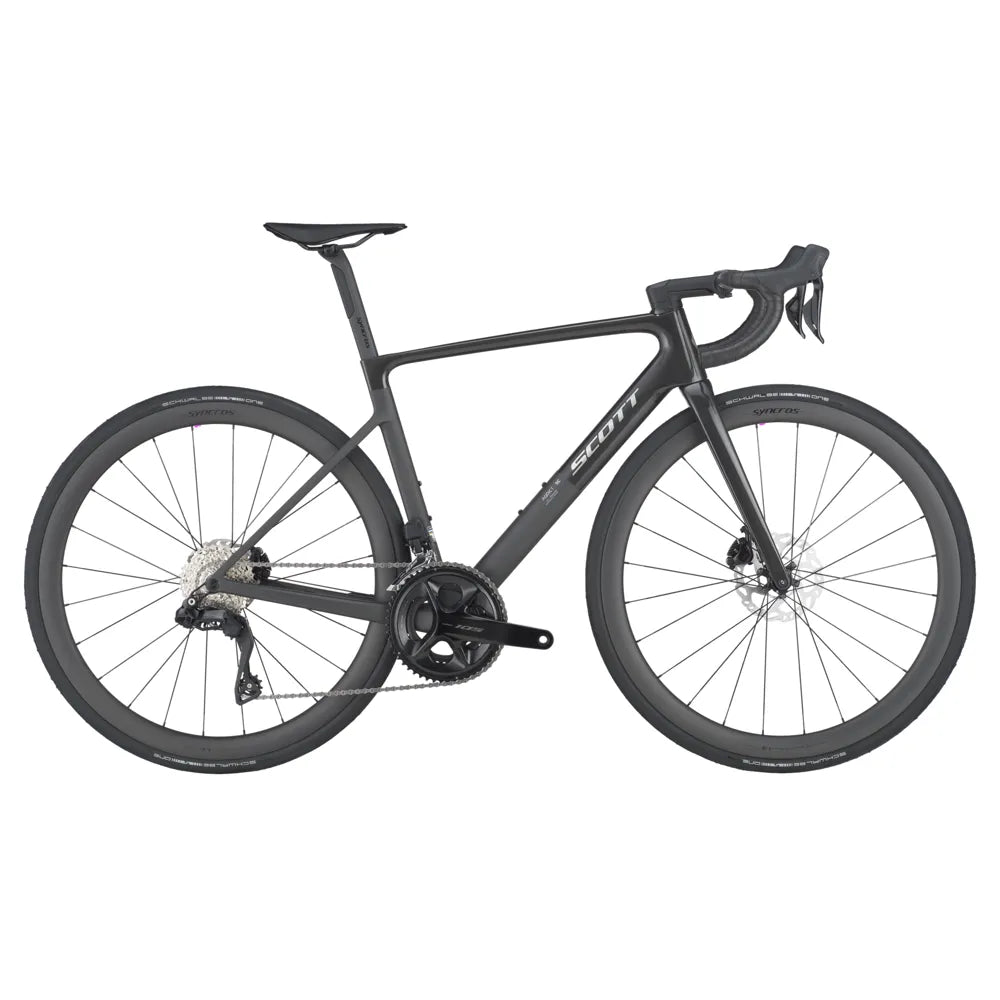 2025 Scott Addict RC 30 Carbon Road Bike in Carbon Black
