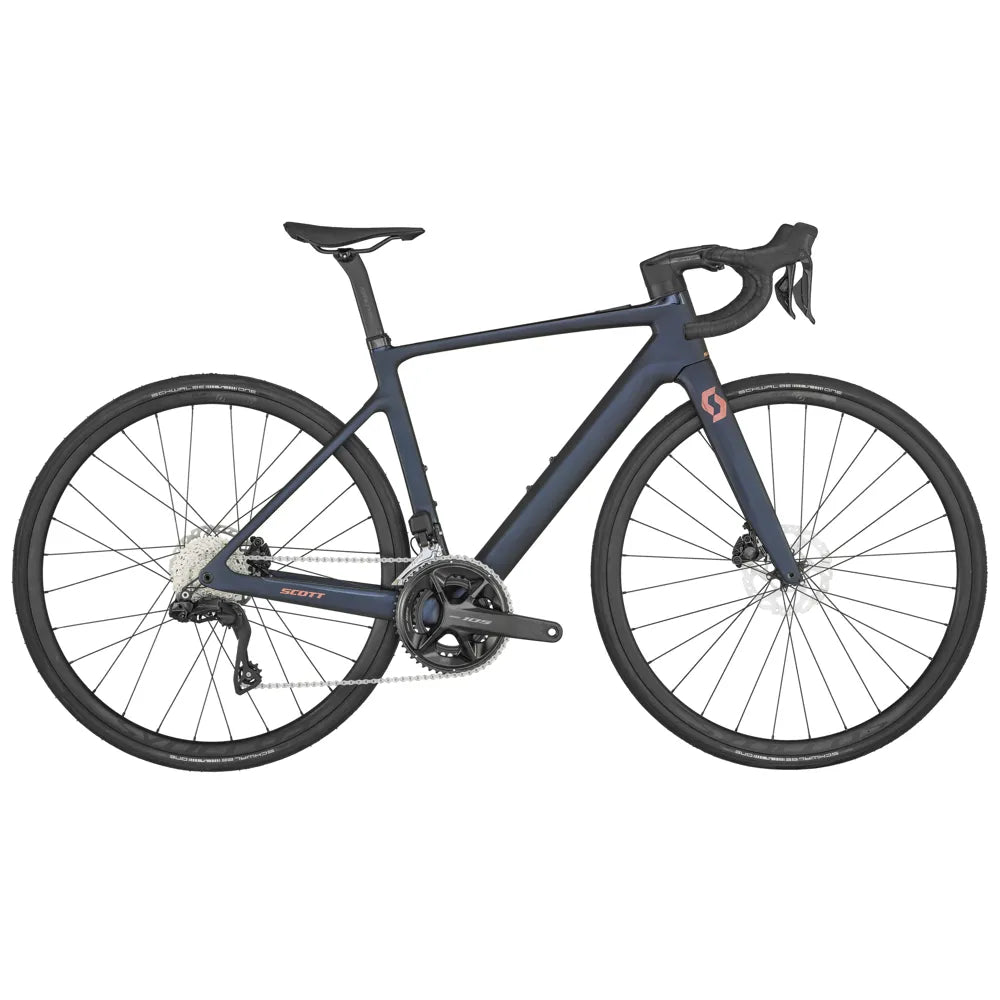 2025 Scott Contessa Addict RC eRIDE 15 Carbon Electric Road Bike in Eclipse Blue