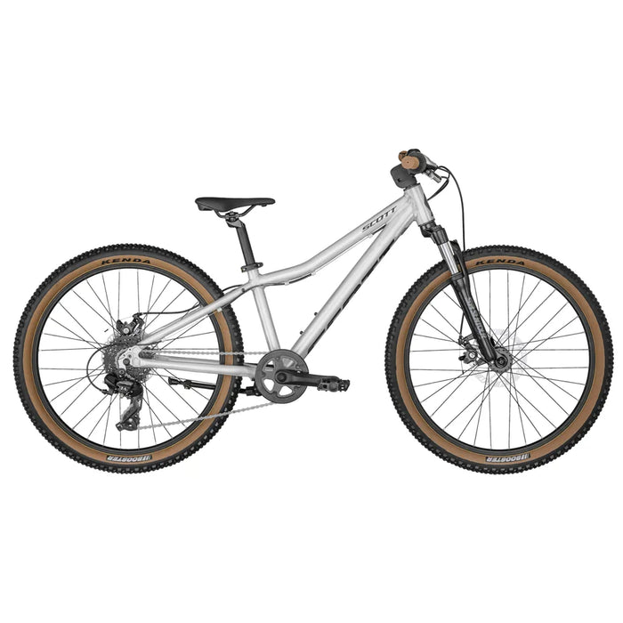 2025 Scott Scale 24 disc  Kids Bike in Raw Alloy