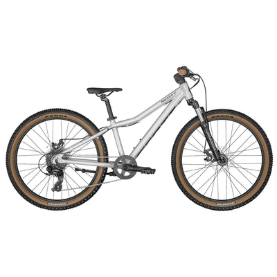 2025 Scott Scale 24 disc  Kids Bike in Raw Alloy