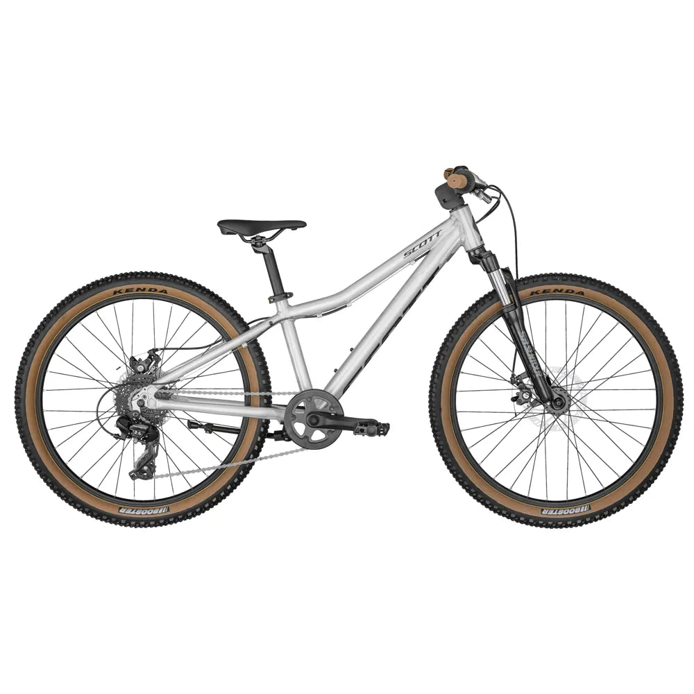 2025 Scott Scale 24 disc  Kids Bike in Raw Alloy