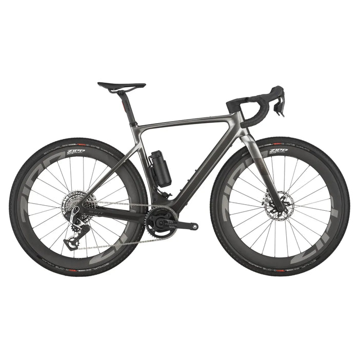 2025 Scott Solace Gravel Ultimate Carbon Electric Gravel Bike in Chrome Silver
