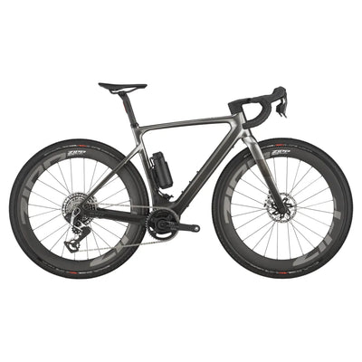 2025 Scott Solace Gravel Ultimate Carbon Electric Gravel Bike in Chrome Silver
