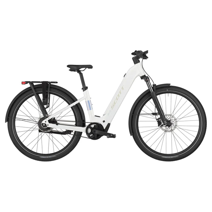 2025 Scott Sub 10 Belt Wave  Electric Bike in Bianco White