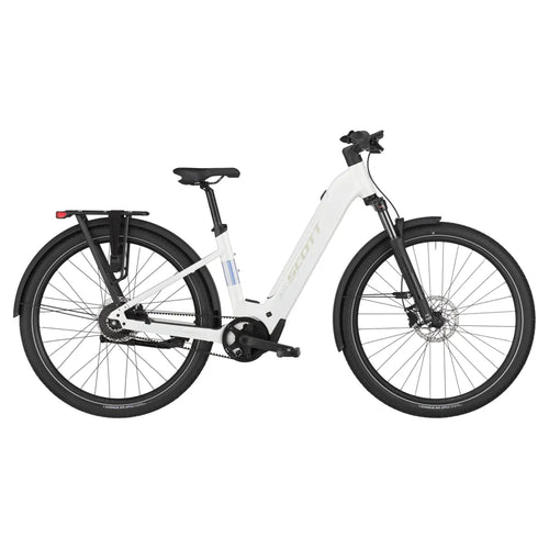 2025 Scott Sub 10 Belt Wave  Electric Bike in Bianco White