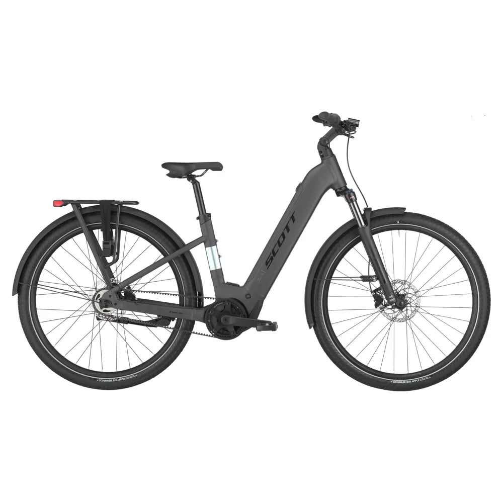 2025 Scott Sub 20 Belt Wave  Electric Bike in Midnight Grey