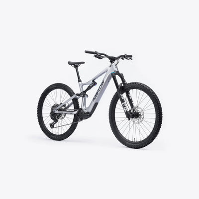 2026 Amflow PL Carbon (800Wh) Electric Mountain Bike in Satin Silver