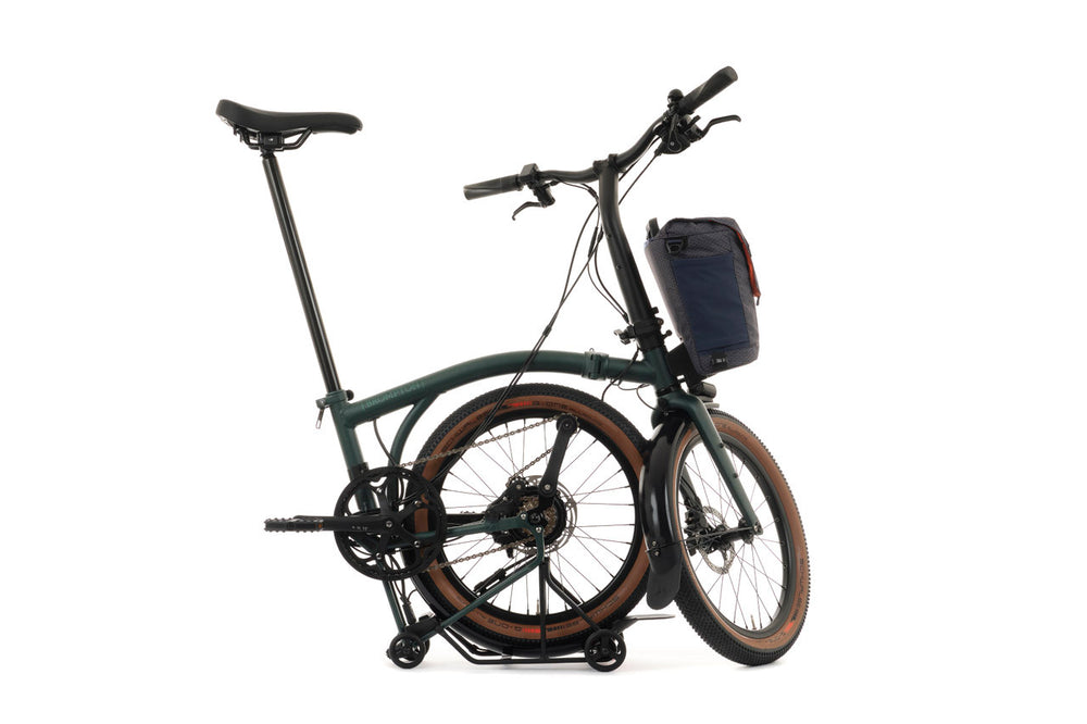 2026 Brompton Electric G Line with SuperRoll+ and Handlebar Control e-Motiq system 4-speed in Forest Green
