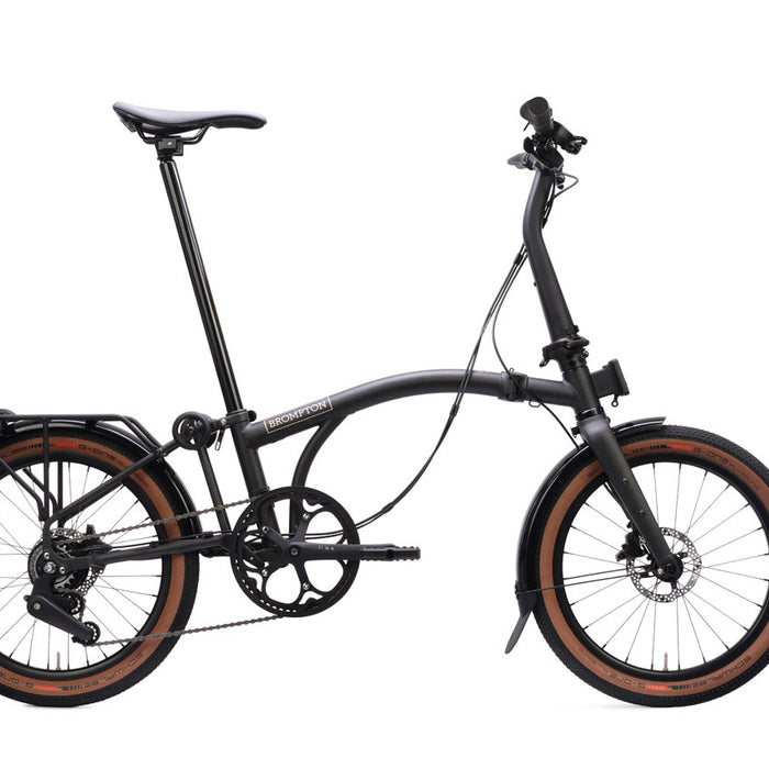 2026 Brompton G Line with Rack Folding Gravel Bike in Space Black