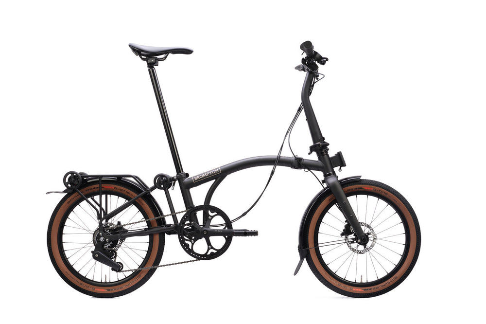 2026 Brompton G Line with Rack Folding Gravel Bike in Space Black