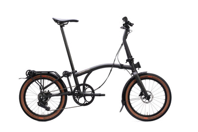 2026 Brompton G Line with Rack Folding Gravel Bike in Space Black