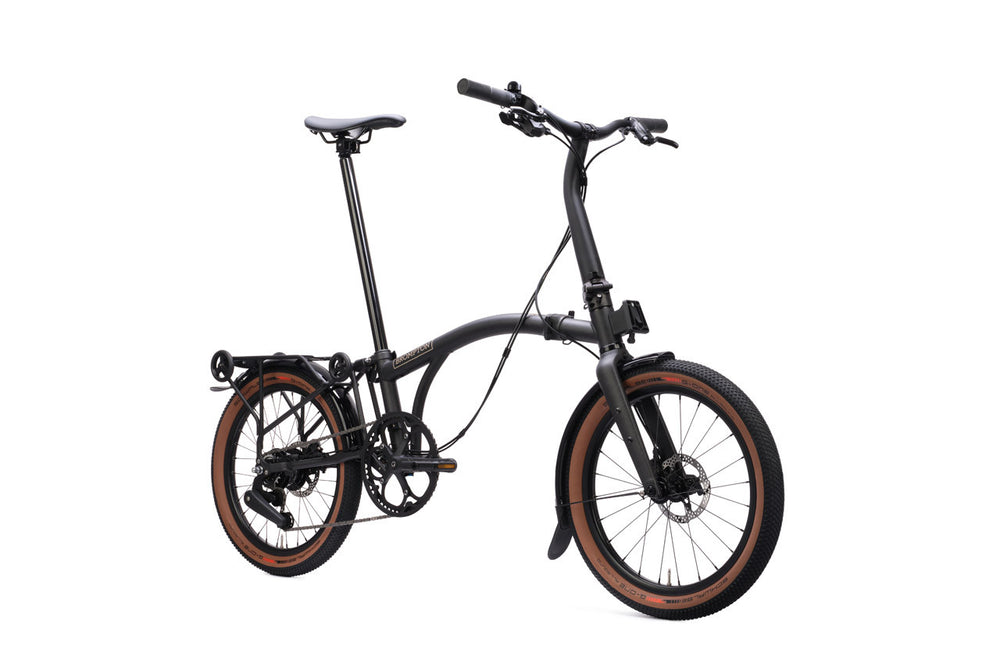 2026 Brompton G Line with Rack Folding Gravel Bike in Space Black